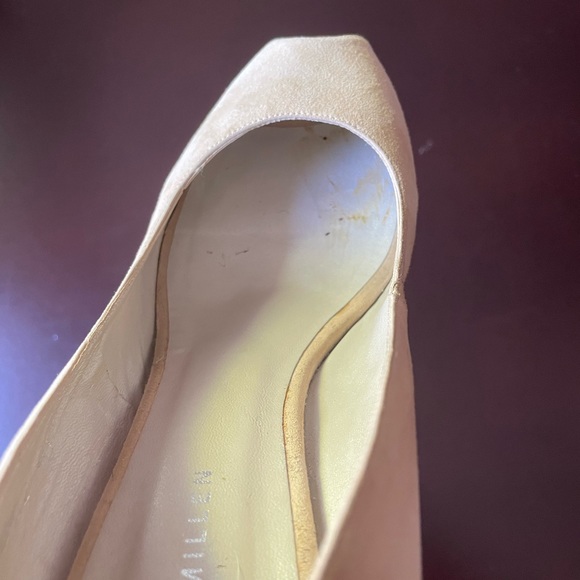 Karen Millen Beige Peep-toe Pumps  4” Heel. Worn once. Size 40 - Picture 6 of 8